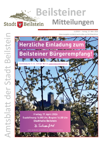 NUSSBAUM+ Premium - Beilsteiner Mitteilungen – Amtsblatt der Stadt Beilstein