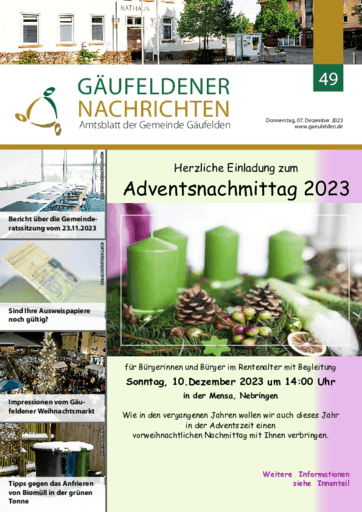 Ausgabe 49/2023 lesen