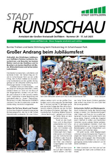 Ausgabe 29/2025 lesen