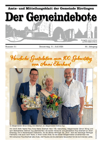 Ausgabe 31/2025 lesen