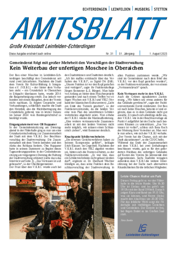 Ausgabe 31/2025 lesen