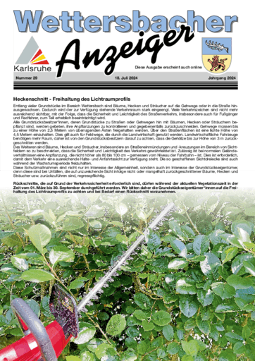 Ausgabe 29/2024 lesen