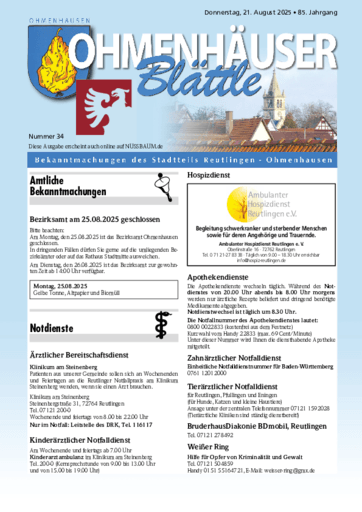 Ausgabe 34/2025 lesen