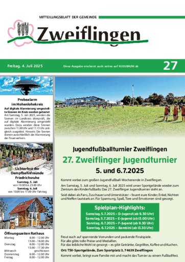 Ausgabe 27/2025 lesen