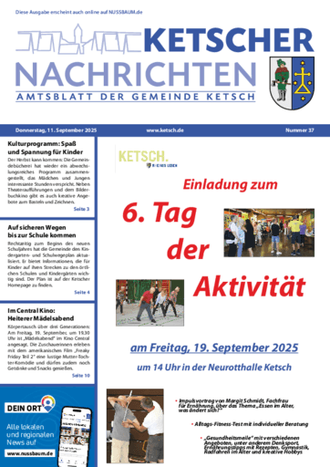 Ausgabe 37/2025 lesen
