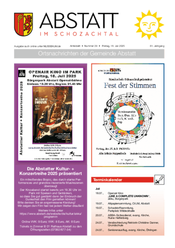 Ausgabe 29/2025 lesen
