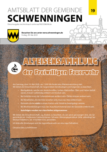 Ausgabe 19/2025 lesen