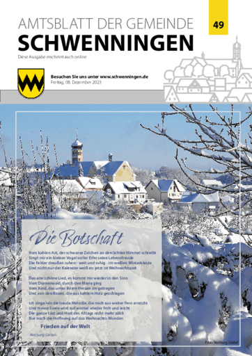 Ausgabe 49/2023 lesen