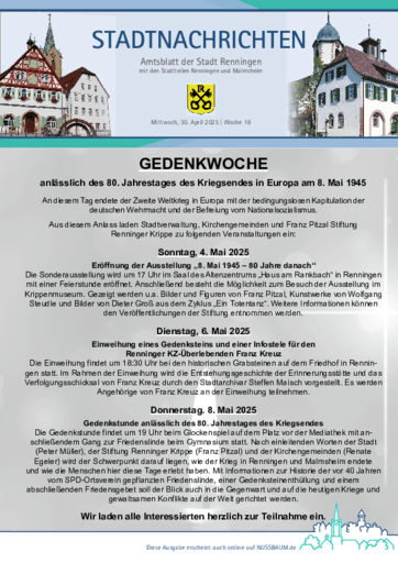 Ausgabe 18/2025 lesen