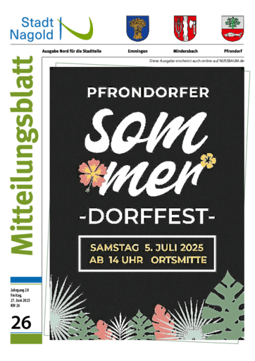 Ausgabe 26/2025 lesen