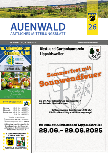 Ausgabe 26/2025 lesen