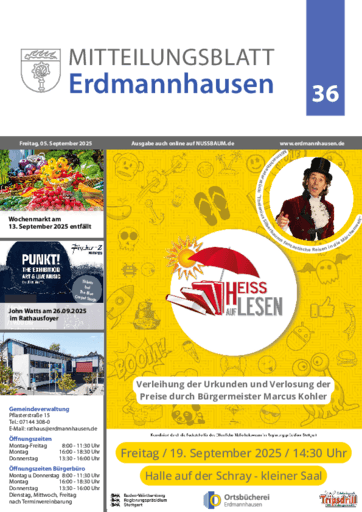 Ausgabe 36/2025 lesen