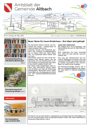 Ausgabe 13/2025 lesen