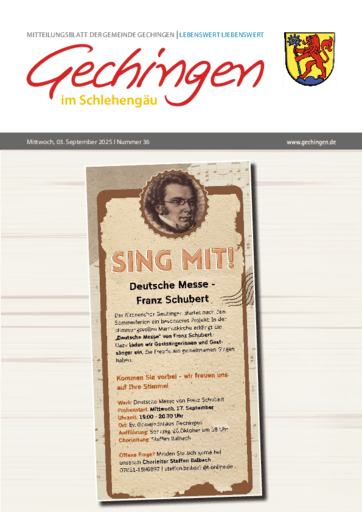 Ausgabe 36/2025 lesen