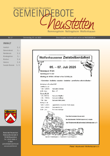 Ausgabe 27/2025 lesen