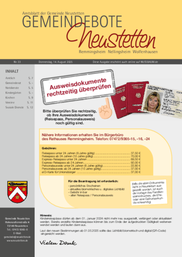 Ausgabe 33/2025 lesen