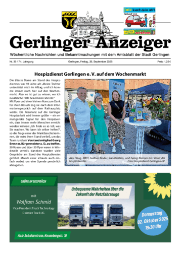 Ausgabe 39/2025 lesen