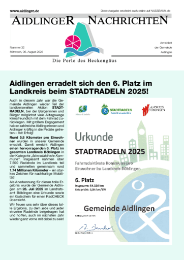 Ausgabe 32/2025 lesen