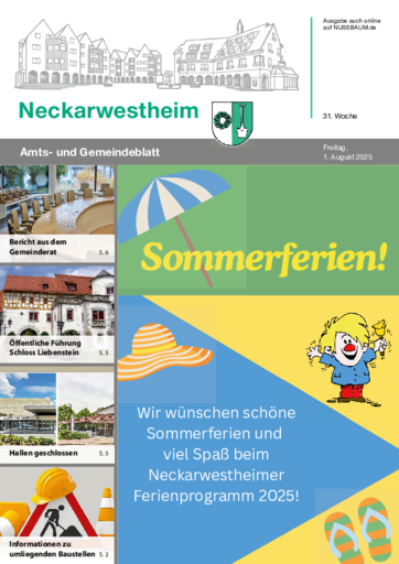 NUSSBAUM+ Premium - Amts- und Gemeindeblatt Neckarwestheim