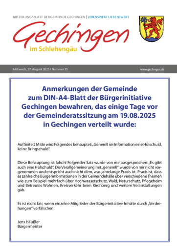 Ausgabe 35/2025 lesen