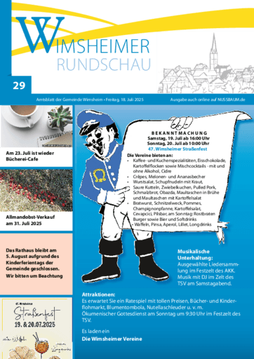 Ausgabe 29/2025 lesen