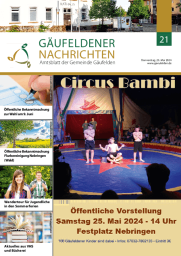Ausgabe 21/2024 lesen