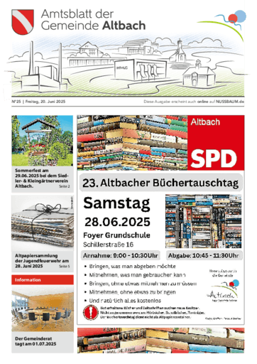 Ausgabe 25/2025 lesen