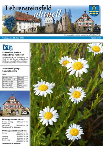 Ausgabe 22/2025 lesen