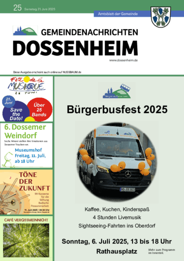 Ausgabe 25/2025 lesen