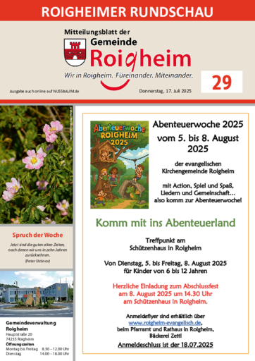 NUSSBAUM+ Premium - Roigheimer Rundschau