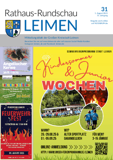Ausgabe 31/2025 lesen