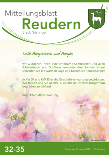 Ausgabe 32/2025 lesen