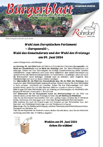 Ausgabe 23/2024 lesen