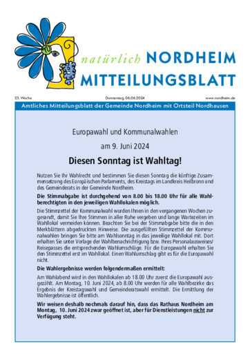Ausgabe 23/2024 lesen