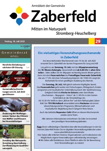 Ausgabe 29/2025 lesen