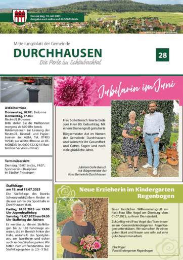 Ausgabe 28/2025 lesen