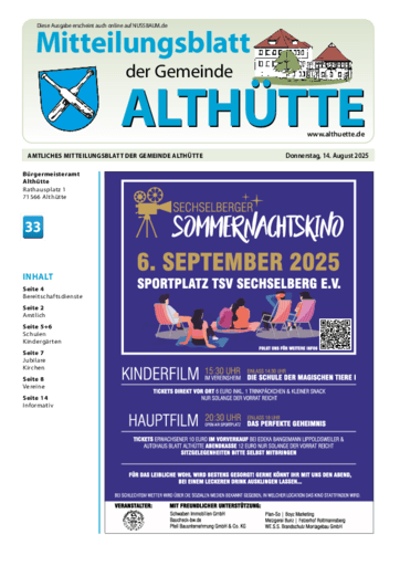 Ausgabe 33/2025 lesen