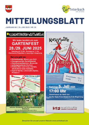 Ausgabe 26/2025 lesen