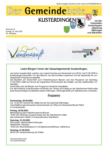 Ausgabe 21/2025 lesen