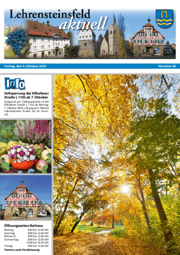 Ausgabe 40/2024 lesen