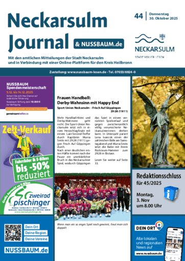 Ausgabe 44/2025 lesen