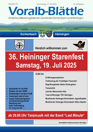 Ausgabe 29/2025 lesen