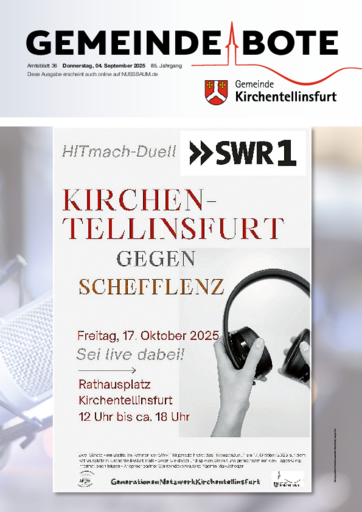 NUSSBAUM+ Premium - Gemeindebote – Amtsblatt der Gemeinde Kirchentellinsfurt