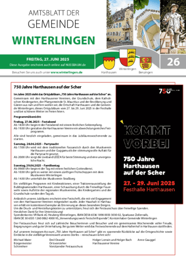 Ausgabe 26/2025 lesen