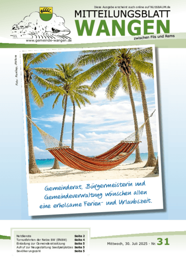 Ausgabe 31/2025 lesen