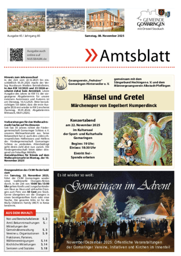 Ausgabe 45/2025 lesen