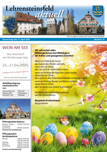 Ausgabe 16/2025 lesen