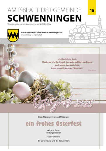 Ausgabe 16/2025 lesen