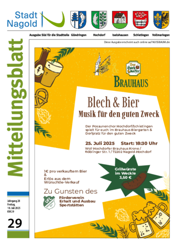 Ausgabe 29/2025 lesen