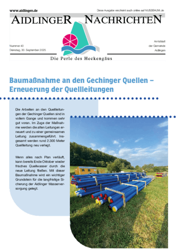 Ausgabe 40/2025 lesen